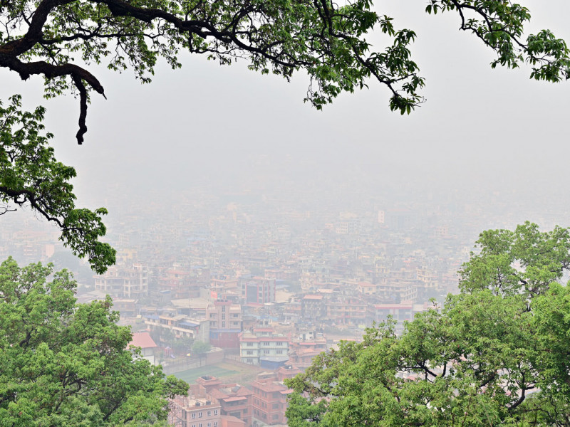 वायु प्रदूषण : तस्वीरमा हेर्नुहोस् काठमाडौं उपत्यकाको अवस्था